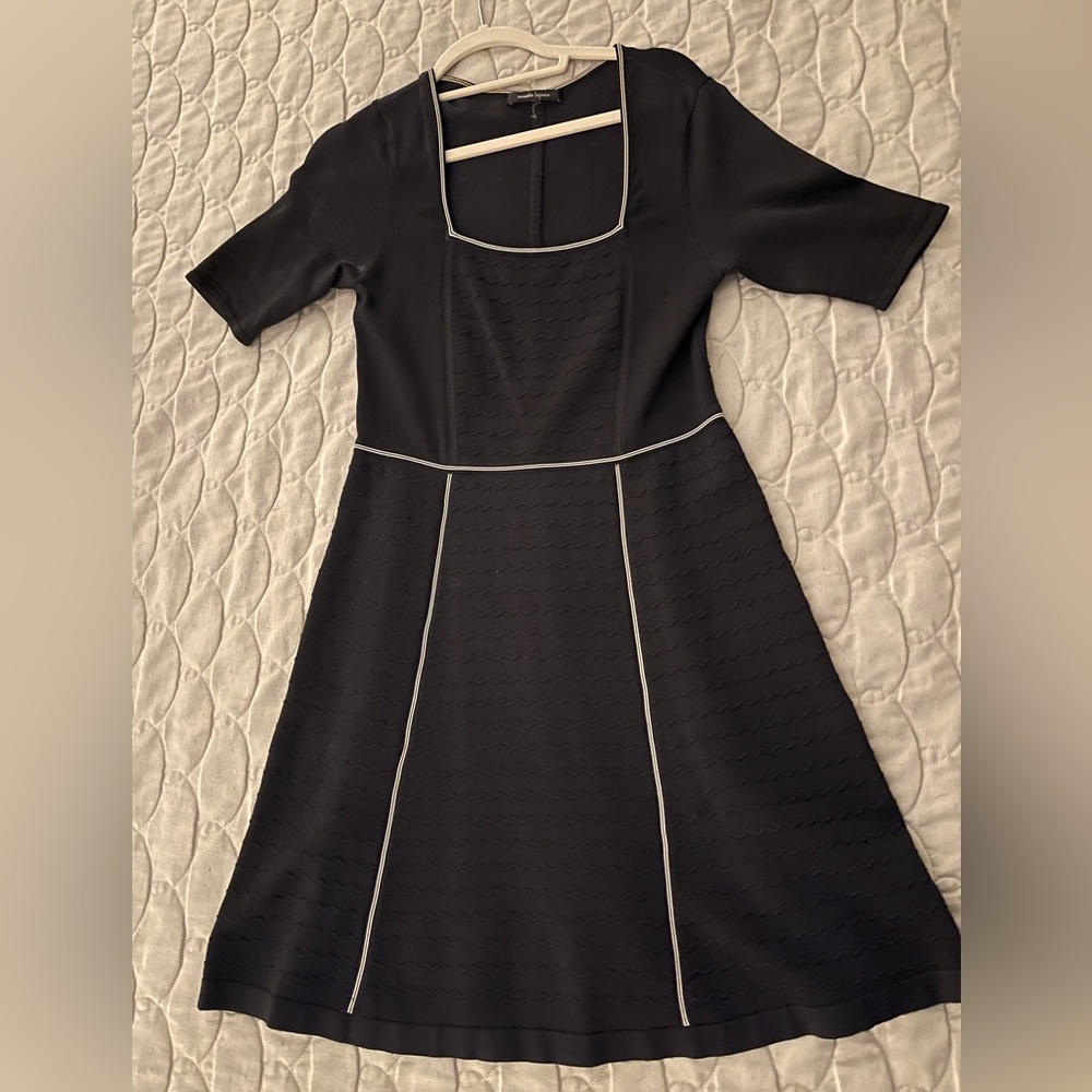 Nanette Lepore black textured dress size 10 can be yours!